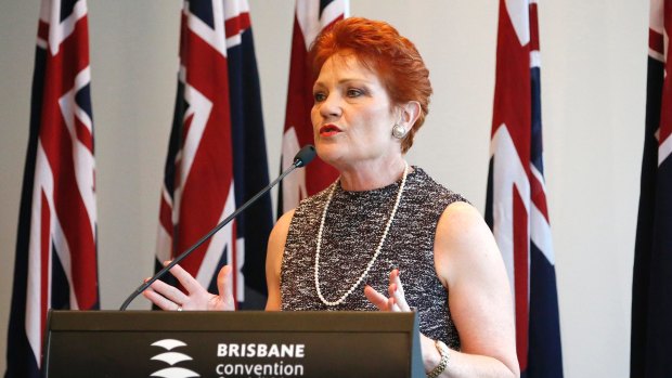 Pauline Hanson told the One Nation AGM the party had candidates in 53 of 93 seats.