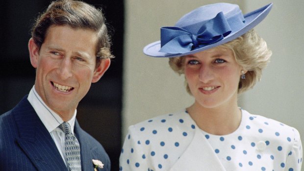 Princess Diana in a John Boyd hat, Canberra, 1985.