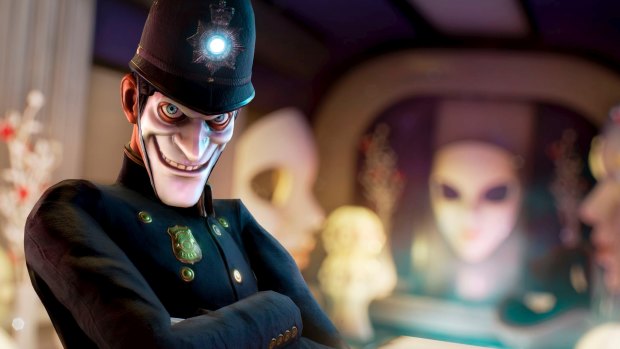  A still from the game We Happy Few.