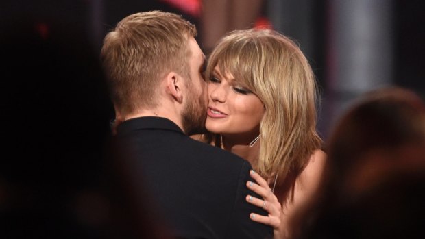 Taylor Swift and ex-boyfriend Calvin Harris.
