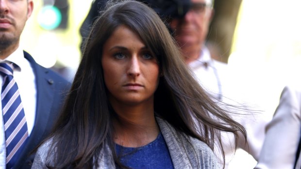 Sarah Finn was as fined $800, plus $117 in costs and $150 for the officer's broken glasses.