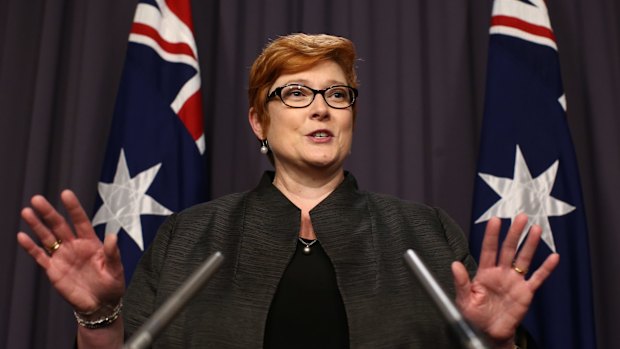 Defence Minister Marise Payne.