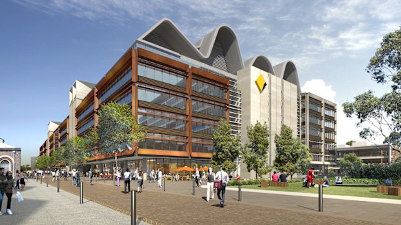 The Australian Technology Park offices for Commonwealth Bank are being developed by Mirvac.