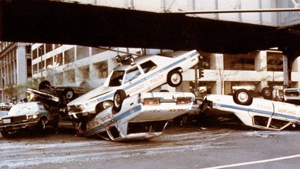 See where the <i>Blues Brothers</i> pile-up stunt was staged.