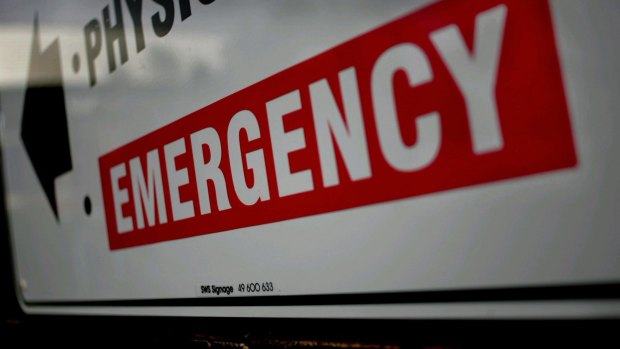 A one-year-old boy was taken to Innisfail Hospital after falling from second-floor window.