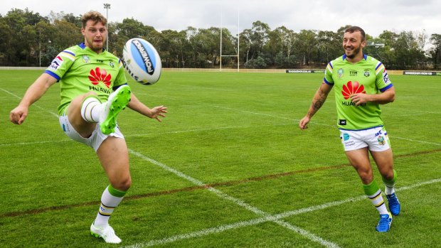 Elliott Whitehead and Josh Hodgson will add some Pommy power to the Raiders' pack in 2016.