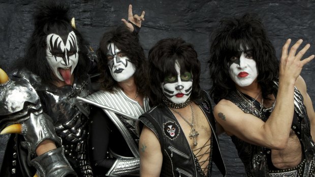 <i>The Footy Show</i> featured rockers Kiss.