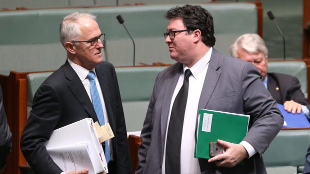 George Christensen with Prime Minister Malcolm Turnbull.