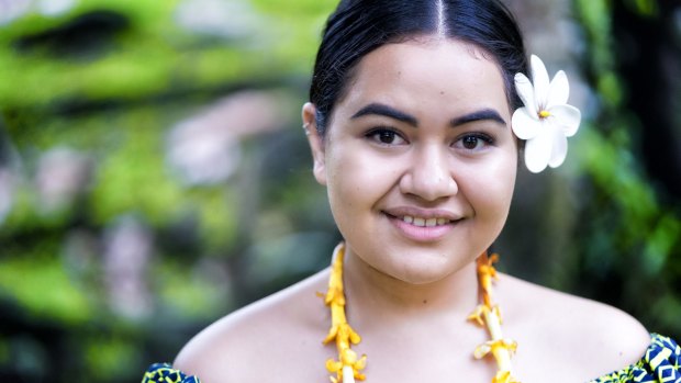Brianna Fruean, a Pacific Climate Warrior and environmental activist from Samoa.