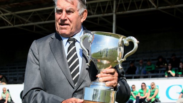 All Blacks royalty: Colin Meads in Timaru, New Zealand in 2015.