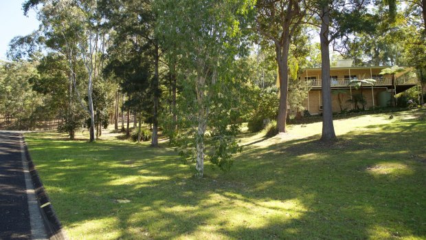 The backyard of William's grandmother's house on Benaroon Drive at Kendall. 