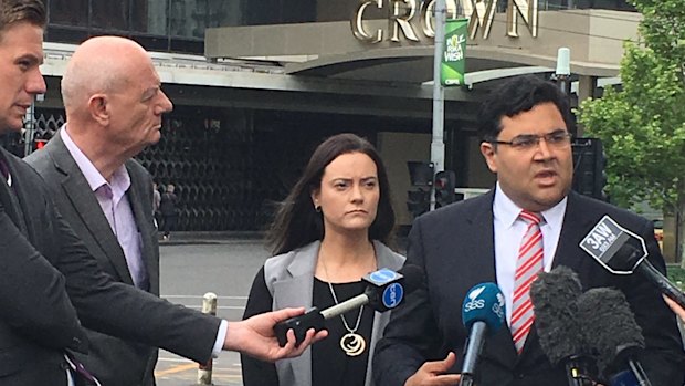 Jacob Varghese (far right), the incoming chief executive of Maurice Blackburn