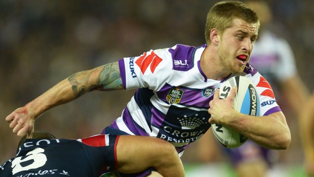 Ready to go: Cameron Munster is the front-runner to fill the Storm's vacant left centre position in Auckland.