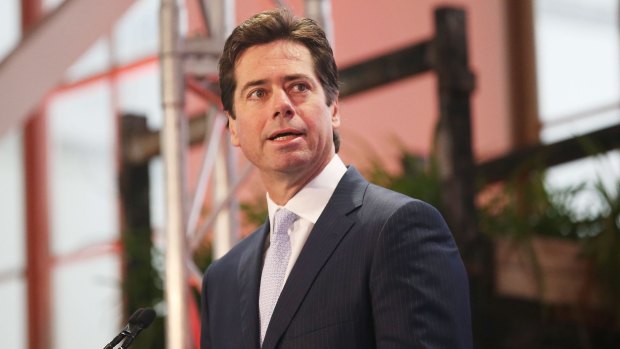 AFL CEO Gillon McLachlan said this week that betting advertising at AFL venues had struck "the right balance".