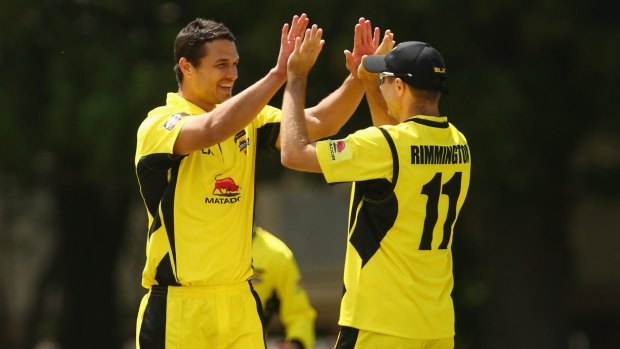 In form: West Australian fast bowler Nathan Coulter-Nile.