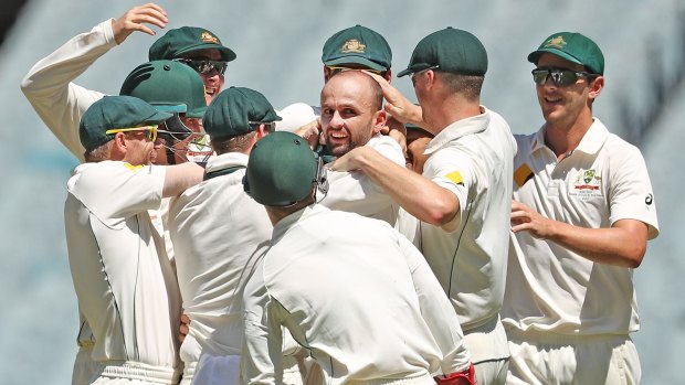 Greg Matthews says the way Nathan Lyon responded under pressure shows he's the "hard-nosed" type of player Australia wants.