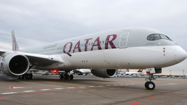 Qatar Airways, recently voted the best airline in the world.