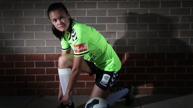 Rebecca Kiting has cemented her place in Canberra United's defence this season.