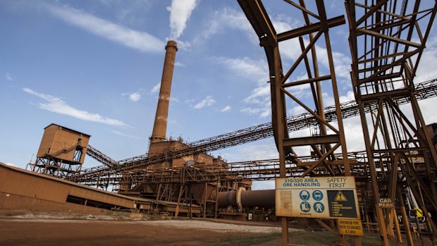 Clive Palmer's nickel refinery outside  Townsville.