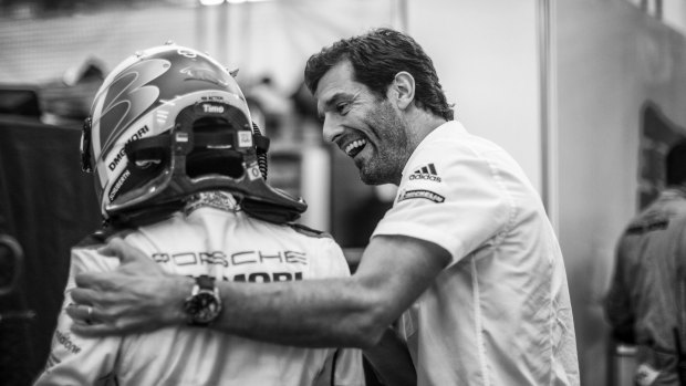 Retiring driver Mark Webber.