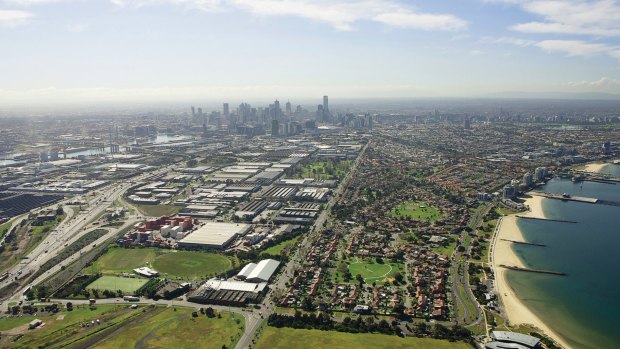Fishermans Bend has seen a dramatic increase in land values since it was rezoned in 2012. 
