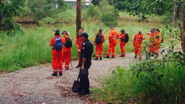 SES volunteers searched a Gold Coast Hinterland property for the remains of missing mother Novy Chardon in 2015.