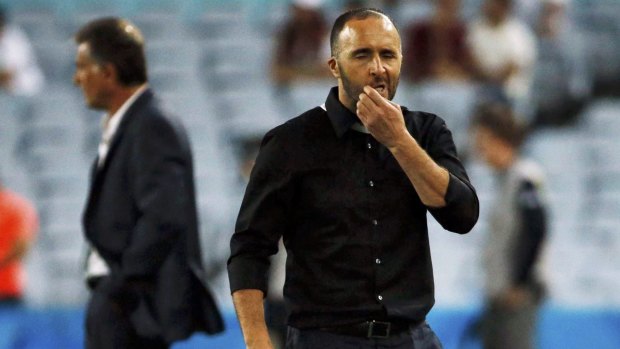 Qatar's coach Djamel Belmadi.