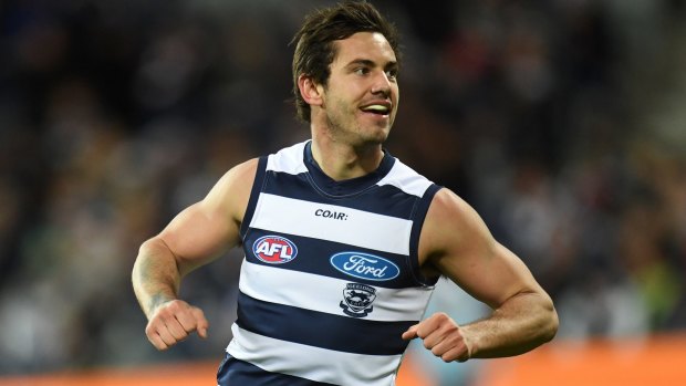 Highly debated: Geelong’s Dan Menzel omission from the team against Richmond was surprising at the time. 