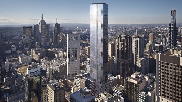 Developer scrap: Colonial Range is trying to get CEL Australia's planning permit cancelled for the 71-storey Tower Melbourne. 