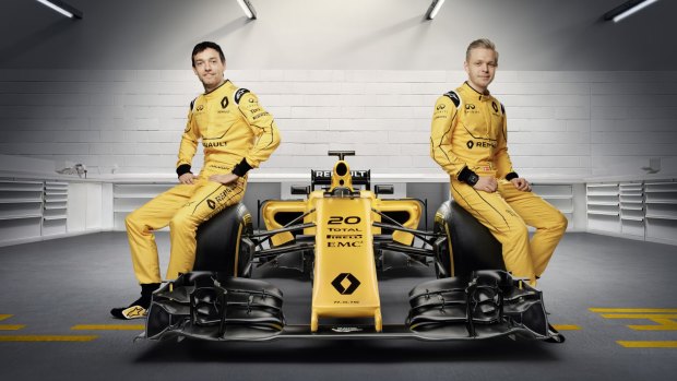 The Renault Formula One team.