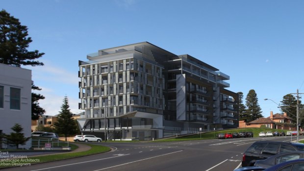 Architects's impression of  the $20m apartment building for Gillles Street, Warrnambool.