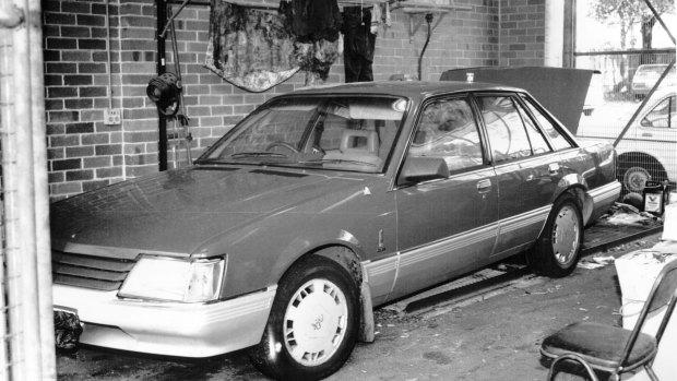 Graham Bourke's body was found in the boot of this Holden Calais in 1993.