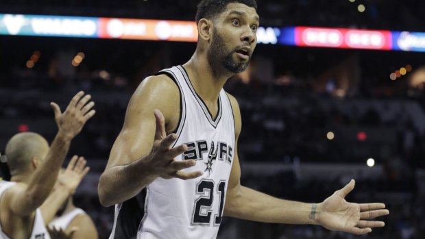 Bowing out: Tim Duncan.