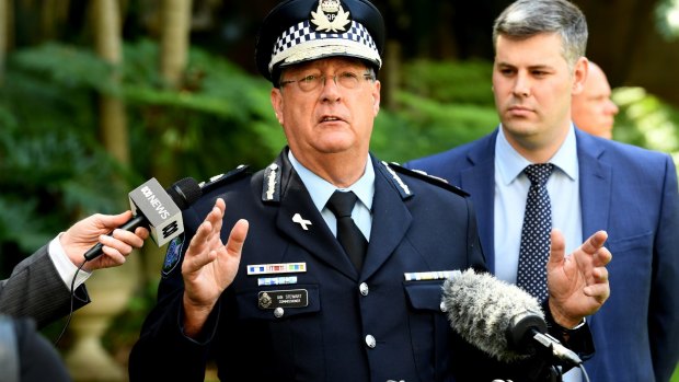 Queensland Police Commissioner Ian Stewart has apologised "unreservedly".
