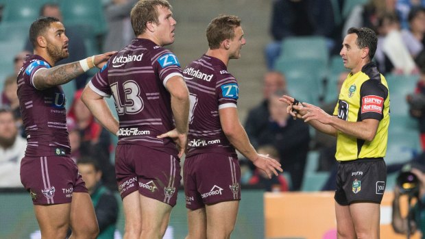 Trickle down: The constant bleating about NRL match officials does have an affect at grassroots level.