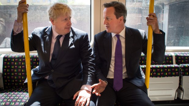 Mayor of London, Boris Johnson, and Prime Minister David Cameron on the campaign trail during the last election. They will be on opposing sides as the UK votes on whether to stay in the EU.