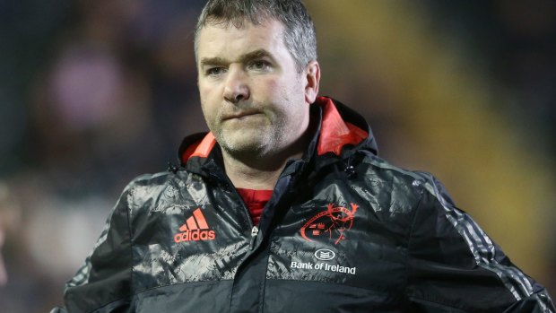 Munster Rugby Coach Anthony Foley, who died suddenly at the weekend. 