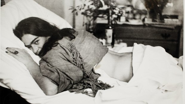 <i>Frida Stomach Down</i>, by Nickolas Muray, 1946, © Frida Kahlo Museum