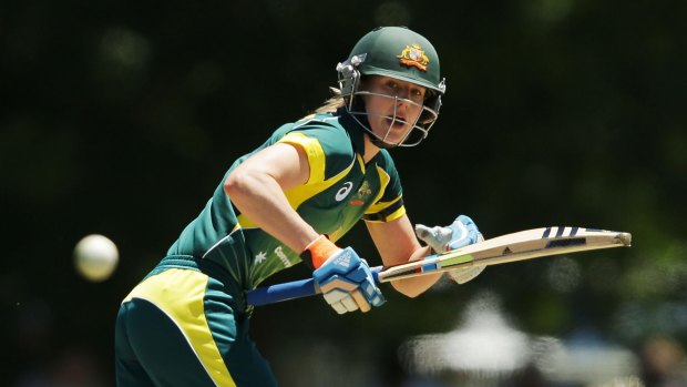 Better with the bat: Ellyse Perry's batting skils have improved markedly.