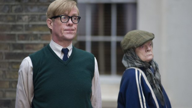 Alex Jennings and Maggie Smith star in <i>The Lady in the Van</i>.