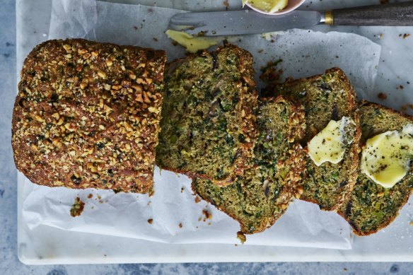 This loaf is packed full of seasonal vegetables.