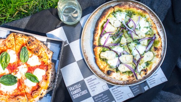 Fratelli Famous, the fast-casual pizzeria spin-off of Fratelli Fresh is open for business.