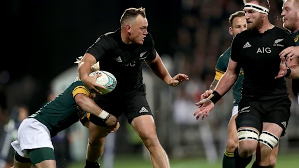 Israel Dagg looks for support.