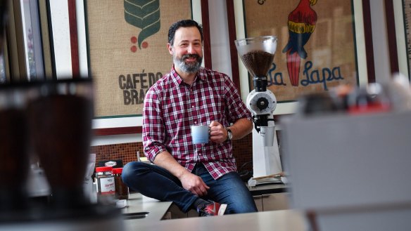 Peter Patisteas, managing director of Griffiths Bros Coffee Roasters in Melbourne.