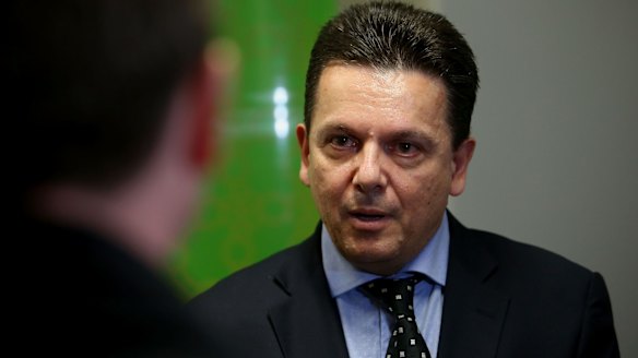 "I've brought the big parties together – their duopoly is under attack.": Nick Xenophon.