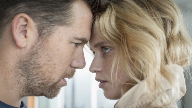 Missed a deserved nomination: Abbey Lee with Patrick Brammall in <i>Reuben Guthrie.</i>