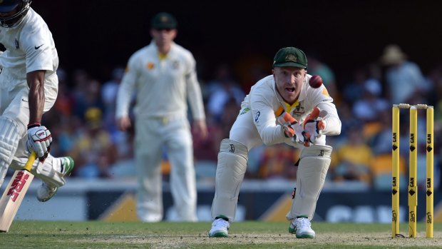 He's a keeper: Haddin's glovework is as good as it has been at any stage over his long career.