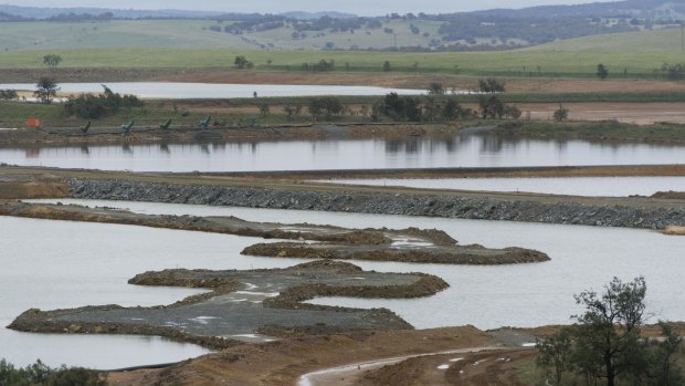 Minerals in the Woodlawn tailings dams will be reprocessed under the mining plans.  
