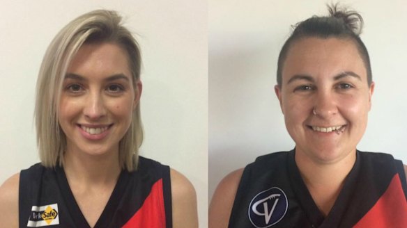 Alex Nation has found love with her fellow WFL teammate, Maegs Luxa.