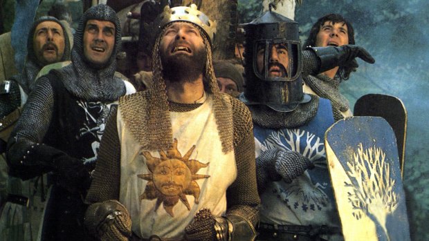 Memorable television: <i>Monty Python and the Holy Grail</i>.